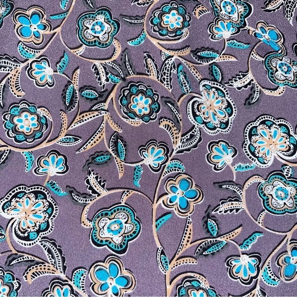 Cabi 3453 Spring Floral Scrollwork S Cami Blouse Top Purple Adjustable Straps - Picture 3 of 5